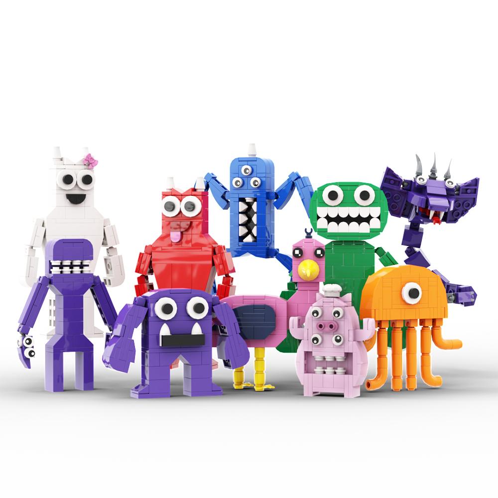Gobricks MOC Zahrada BanBan Všichni Členové Figurky Stavebnice Vzdělávací Hračky Hororová Hra Jumbo Josh Kostky Dárek pro Děti