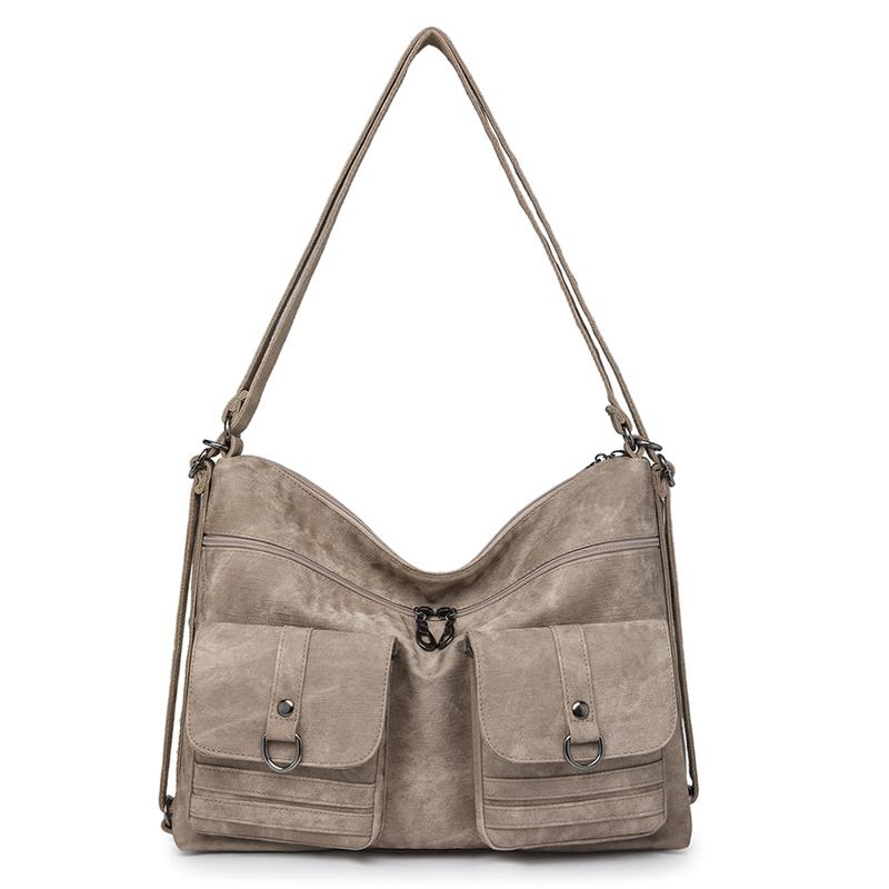 Women's Bag Large Capacity Shoulder Bag Soft Leather Tote Bag Commuter Shoulder Crossbody Bag