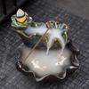 Double Fish Ceramic Backflow Incense Burner - Creative Home Decor Ornament