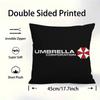 Game R-Resident E-Evil Cushion Cover Car Throw Pillow Case For Sofa Car Christmas Gift 40X40Cm 45X45Cm
