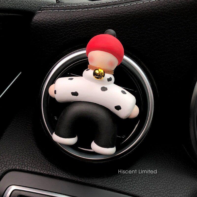 

Simple Cartoon Character Car Air Vent Perfume Aroma Diffuser Stone Trendy Creative Decorative Ornament C209 Cow Villain