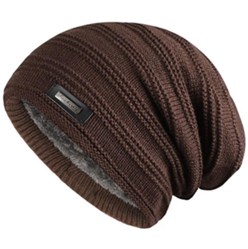 New Unisex Fur Lined Beanie Hat Keep Warm Winter Hat Thick Soft Stretch Hat For Men And Women Fashion Winter Cap