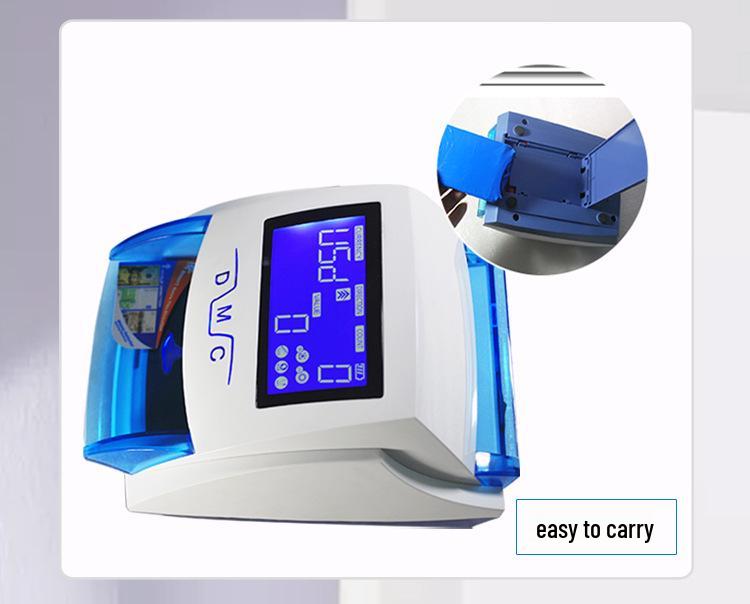 HL-520B Portable Counterfeit Detector with Currency Sum and Lithium Battery Compatibility
