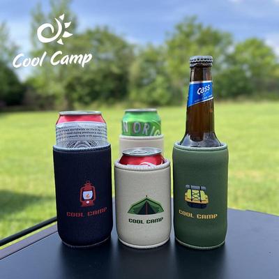 Insulated Outdoor Camping Cup Cover for Beer and Beverage Cans, Non-Slip Heat and Cold Protection