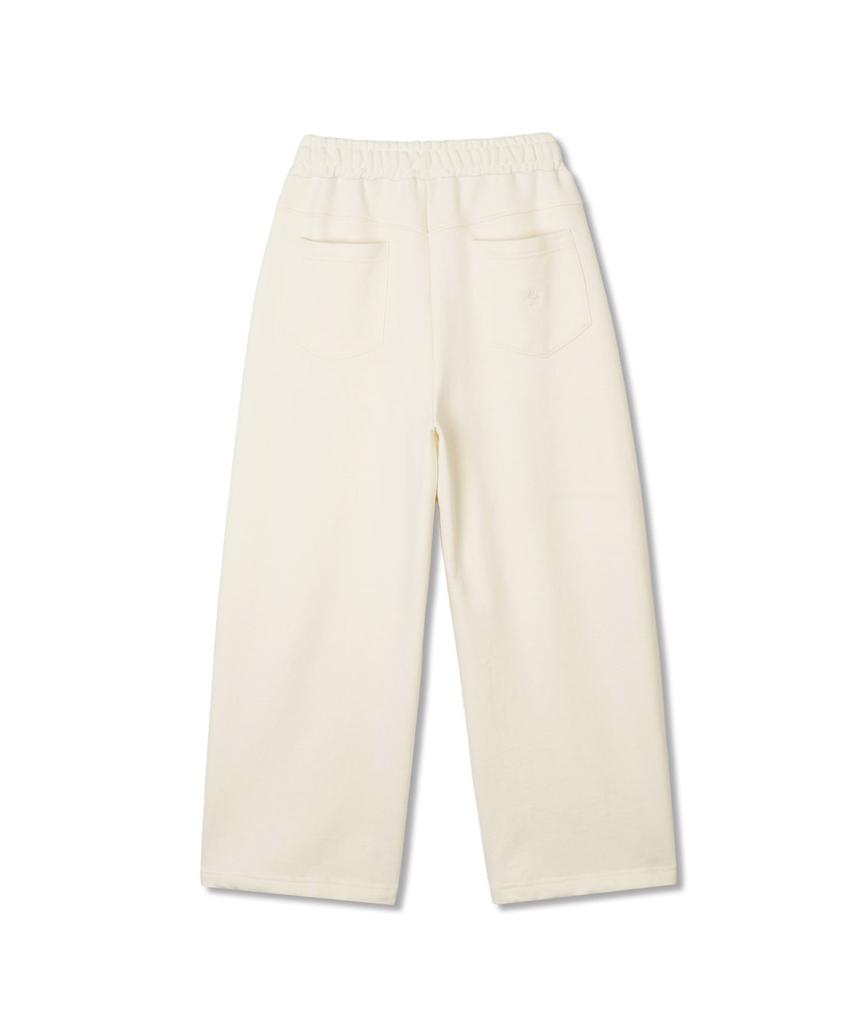 Michikoleondeonkosino Fold Waist Sweatpants Cream Ivory