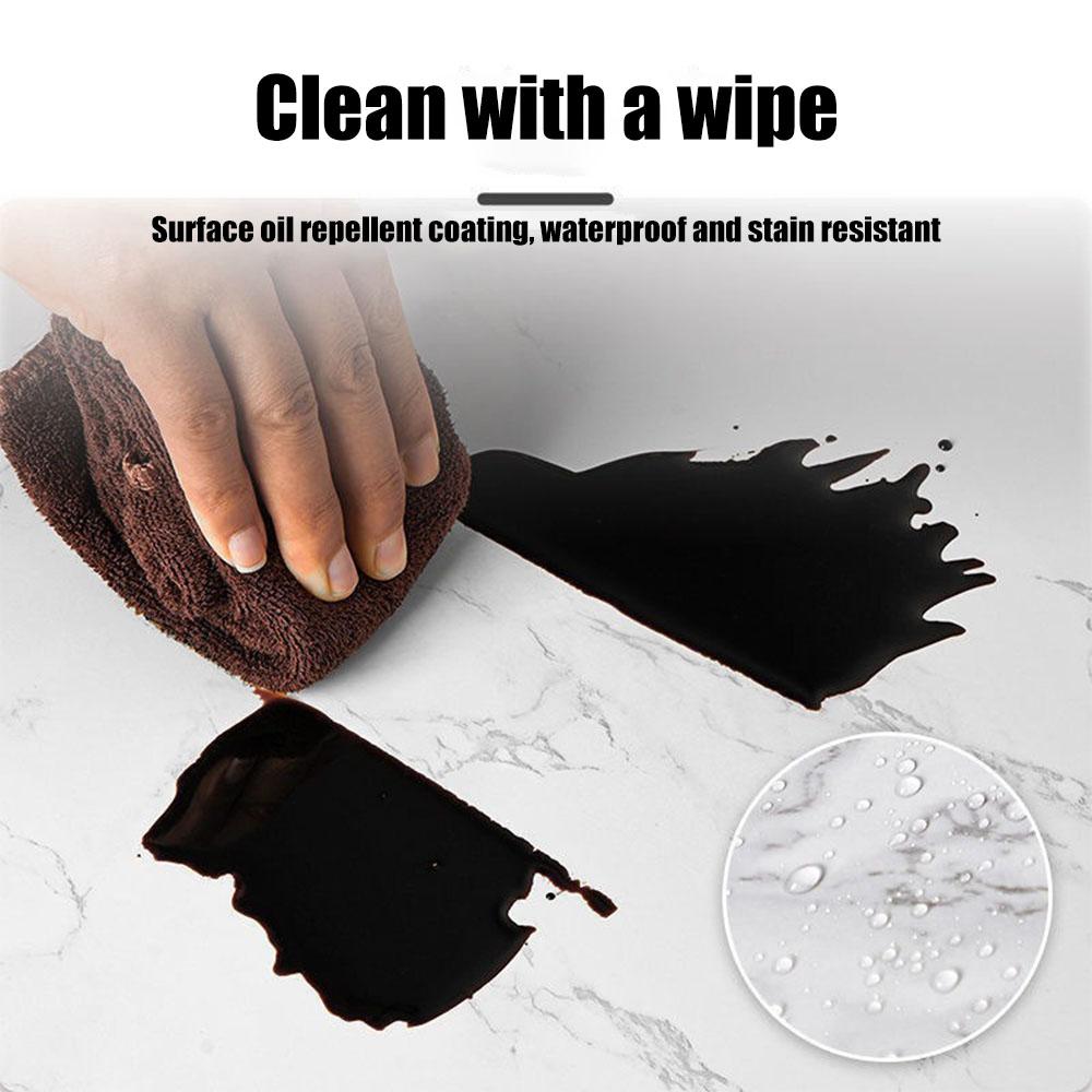 40cm DIY Kitchen Oil Resistant Living Room Bedroom Marble Wall Stickers Wallpaper Waterproof Wallpaper Self Adhesive Painting