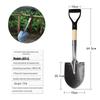 Wooden Handle Manganese Steel Pointed Shovel