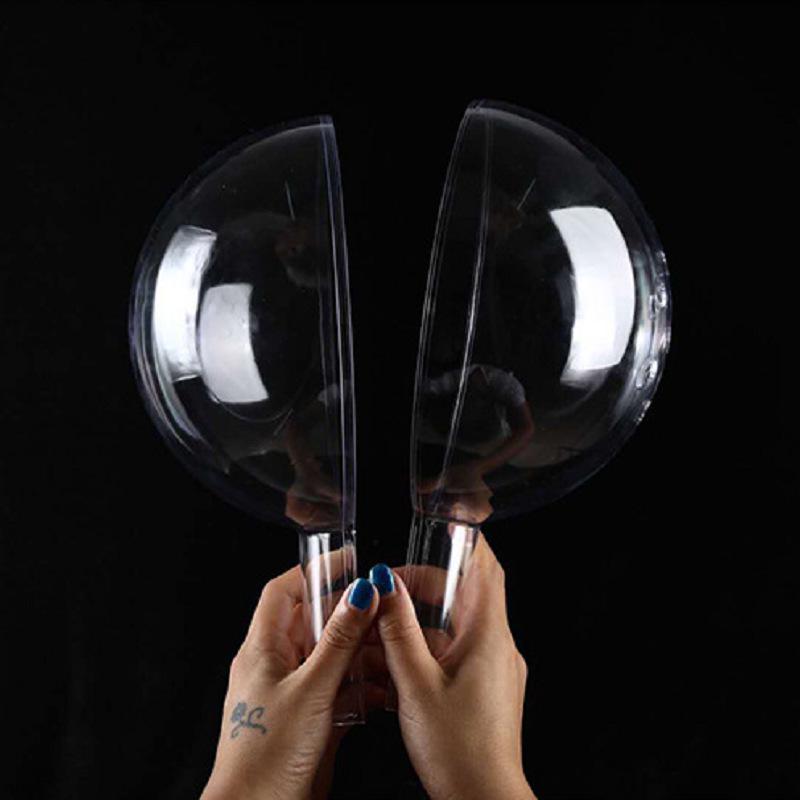 Clear Christmas Bobo Ball with Preserved Flowers - Korean Style Gift Packaging