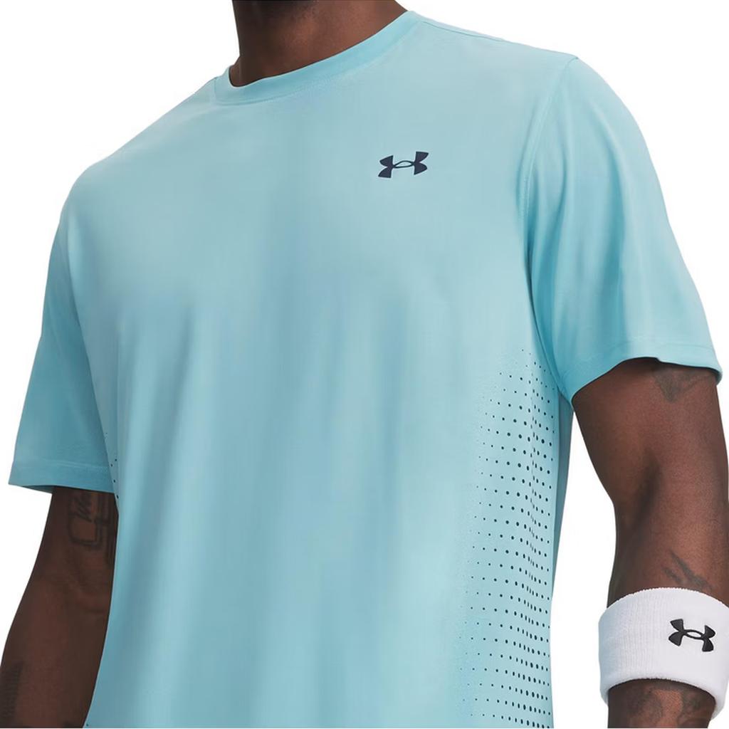 Under Armour SS26 Tech Play Camiseta de cuello redondo lisa para hombre tops 6009833-425
