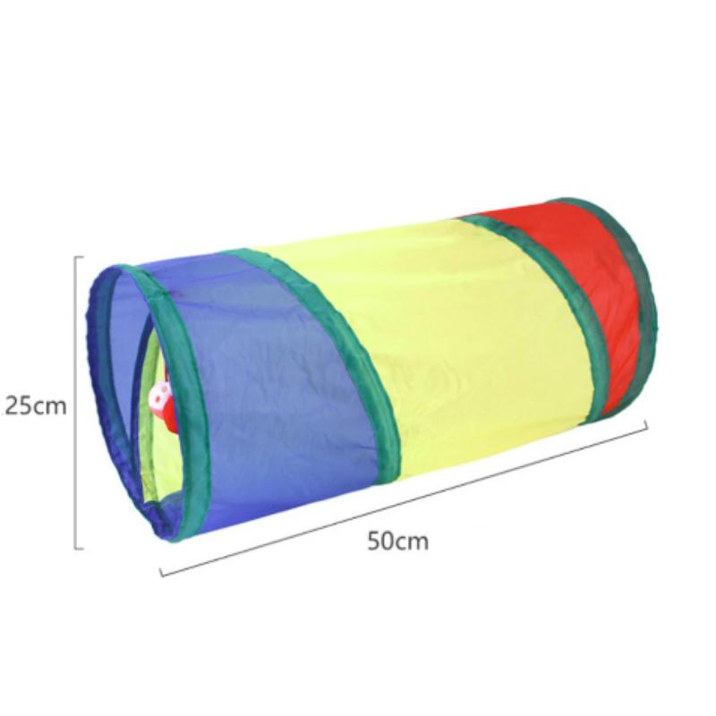 Hot Foldable Cat Tunnel Tube Interactive Fun Kitty Training Toy Boredom Buster for Puppy Kitten Pet Supplies Cat Accessory