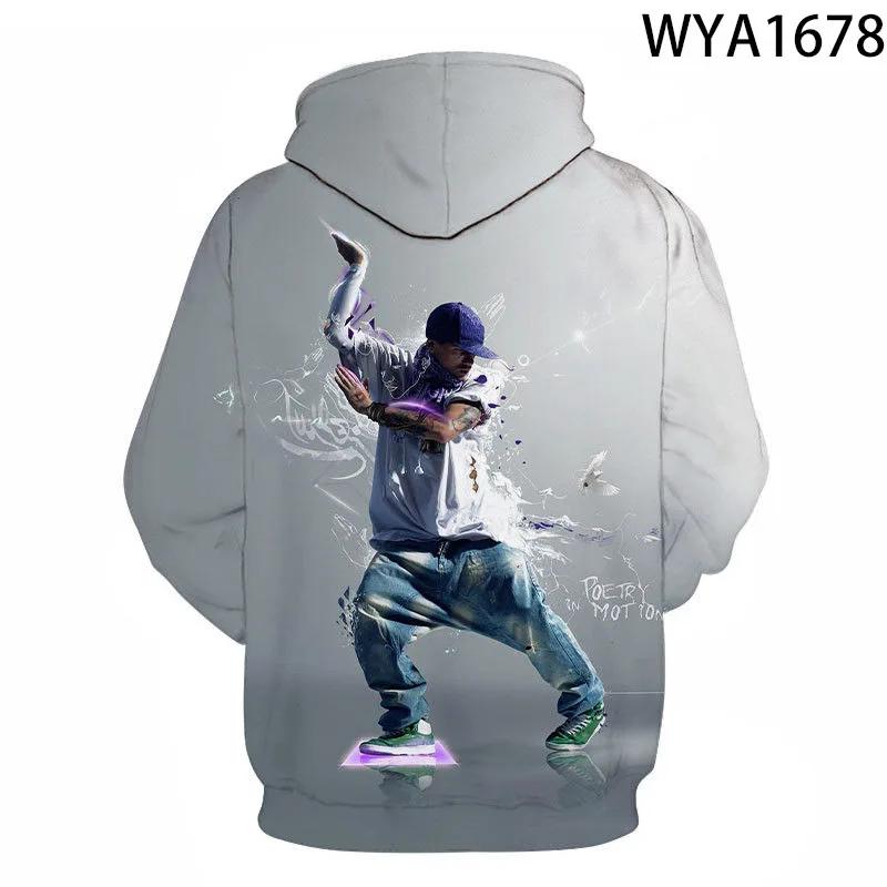 Hoodies Men Women Children Street Dance Sweatshirt 3D Printed Pullover Long Sleeve Streetwear Casual Hoody Boy Girl Kids Tops