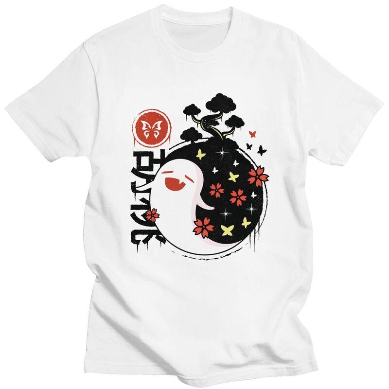 

Custom Hu Tao Ghost Genshin Impact T Shirt Men Short Sleeves Pure Cotton T-shirt Leisure Anime Game Tee Tops Fashion Tshirts ... S разноцветный