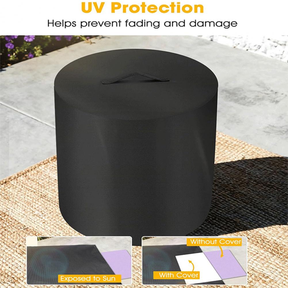 62*80cm Firepit Cover For Fireside 360 Waterproof Oxford Cloth UV Resistant Protection Firepit Guard With Adjustable Drawstring