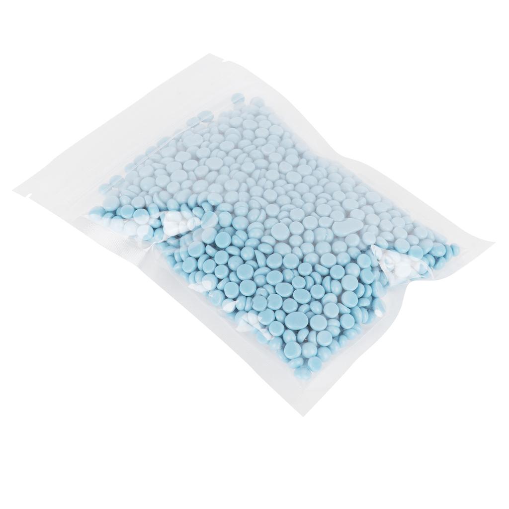 Männer Frauen Haarentfernung Wachsbohnen Enthaarungswachs Perle für Gesicht Arm Rücken Beine 50g Ozeanblau