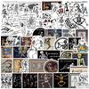 62 Ancient Greek Mosaic Canvas Graffiti Stickers Personalized Decorative Guitar Notebook Suitcase DIY Waterproof