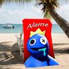 Customizable Personalized Beach Towels Rainbow Friends Themed designs.Suitable for the Beach, Yoga, Sports;ideal As Beach Accessories