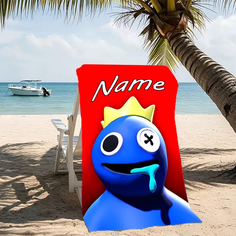 Customizable Personalized Beach Towels Rainbow Friends Themed designs.Suitable for the Beach, Yoga, Sports;ideal As Beach Accessories