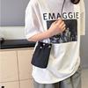 Purse Nylon Shoulder Bag Crossbody Bag Mobile Phone Bag Drawstring Canvas Bag  Office Worker