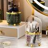 SUSUchens Makeup Organizer Swivel Design Large Capacity Separate Storage Portable Makeup Brush Holder Organizer Home Supply Atrovirens Size L