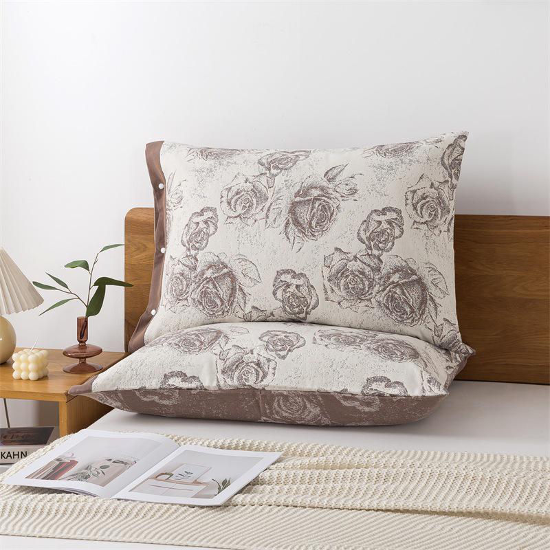 Gaze-Kissenbezug aus reiner Baumwolle: Kein Pilling, Kein Ausbleichen, Schweißabsorbierend, Fleckenresistent - Perfekt für Erwachsene.