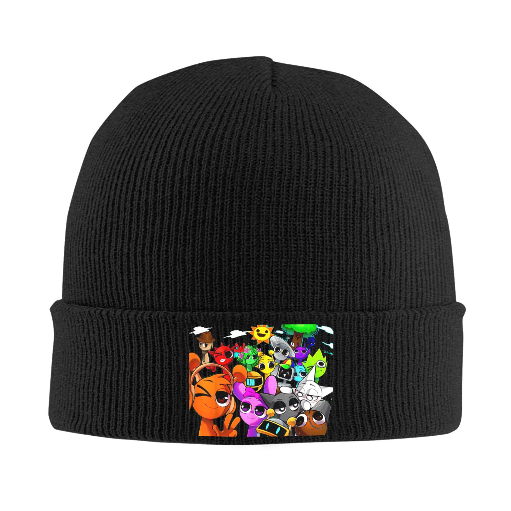 

Sprunky Group! Funbot Jevin Simon Oren Pinki Bonnet Hats Beanie Hats Spring Pattern Skullies Beanies Cool Unisex Head Wrap Cap One Size