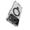 Hybrid Armor For Magsafe Case for iPhone 17 Air 16 15 14 Plus 13 12 11 Pro Max Magnetic Metal Bracket Translucent Matte Cover