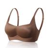 Seamless Women Bra Gathers Shock-Proof Thin Pad Sexy Push Up Underwear Solid Color Female Intimate Bralette Lingerie