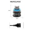 LF-038 LED Fog Lamp, 24000LM White, 6500K, H8, H11, H16, LED Bulb, Inspection Compatible, Alphard, Vellfire Prius, Set of 2