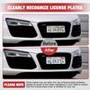 License Plate Protector 2 Pack, Clear License Plate Cover 12.08 * 6.02’’ Universal, Plate Cover For Car Plastics, Car Frame Cover Shield With