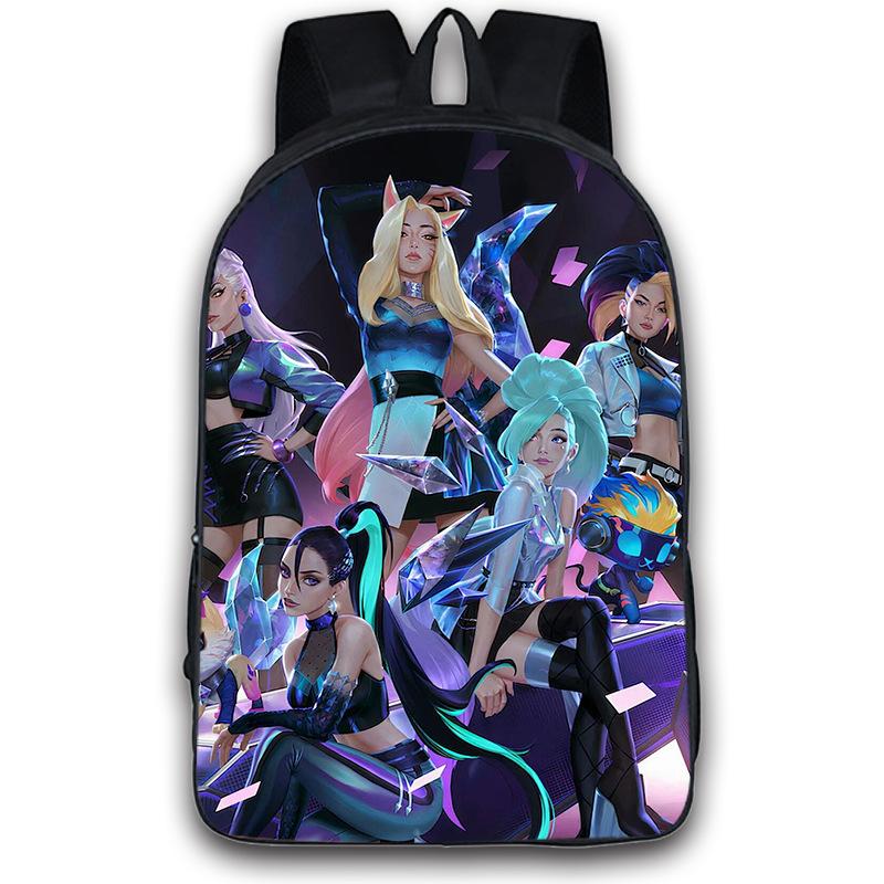 Kpop Demon Hunters Backpack Boys Girls Zoey Mira Rumi Bookbag Knapsack Schoolbag Rucksack Travel Backpacks Birthday Gifts