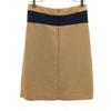 MARNI color scheme Midi Skirt 38 Brown x Navy Back zip Women Used