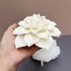 3D Large Lotus Flowers Candle Silicone Mold Flower Peony Flower Rose Candle Mould Christmas Gift Resin Mold Gypsum Molds