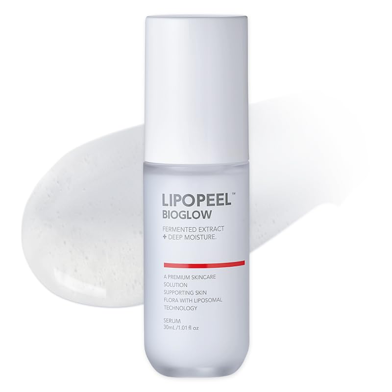LIPOPEEL BIOGLOW 30ml Exfoliating Pore Care Infusion Serum with Liposomal Ceramide and Patch Tested for Sensitive for Pore Rejuvenation and Dryness