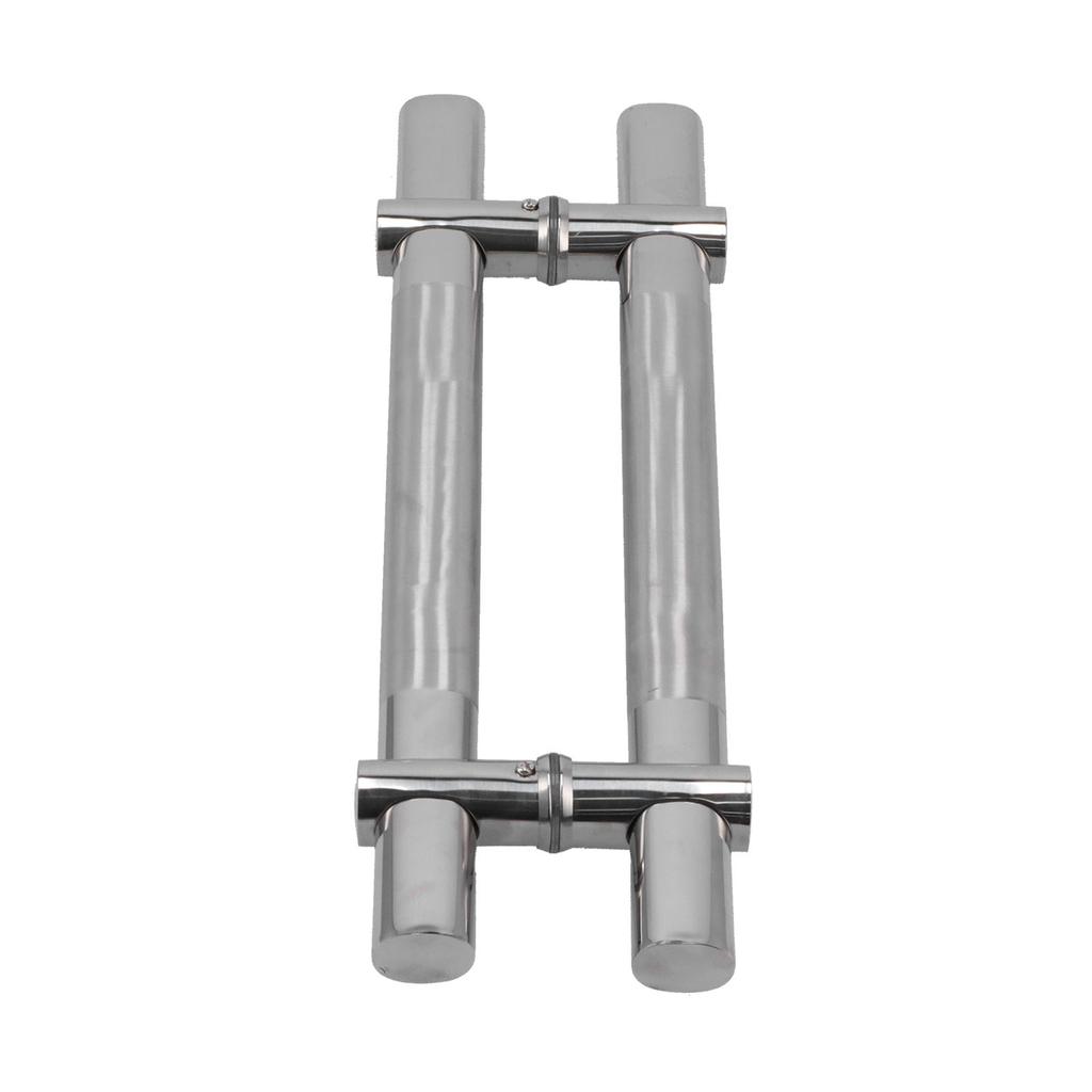 Push Pull Door Handle 304 Stainless Steel Glass Door Adjustable Handle for Hotel Hall