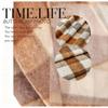 Thickened Brushed Checkered Fabric Fashion Versatile for Handmade Diy Sewing Clothing Skirts Winter Coat Jackets Pants Material