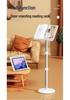 Adjustable Floor-standing Reading Stand with Telescopic Bookshelf