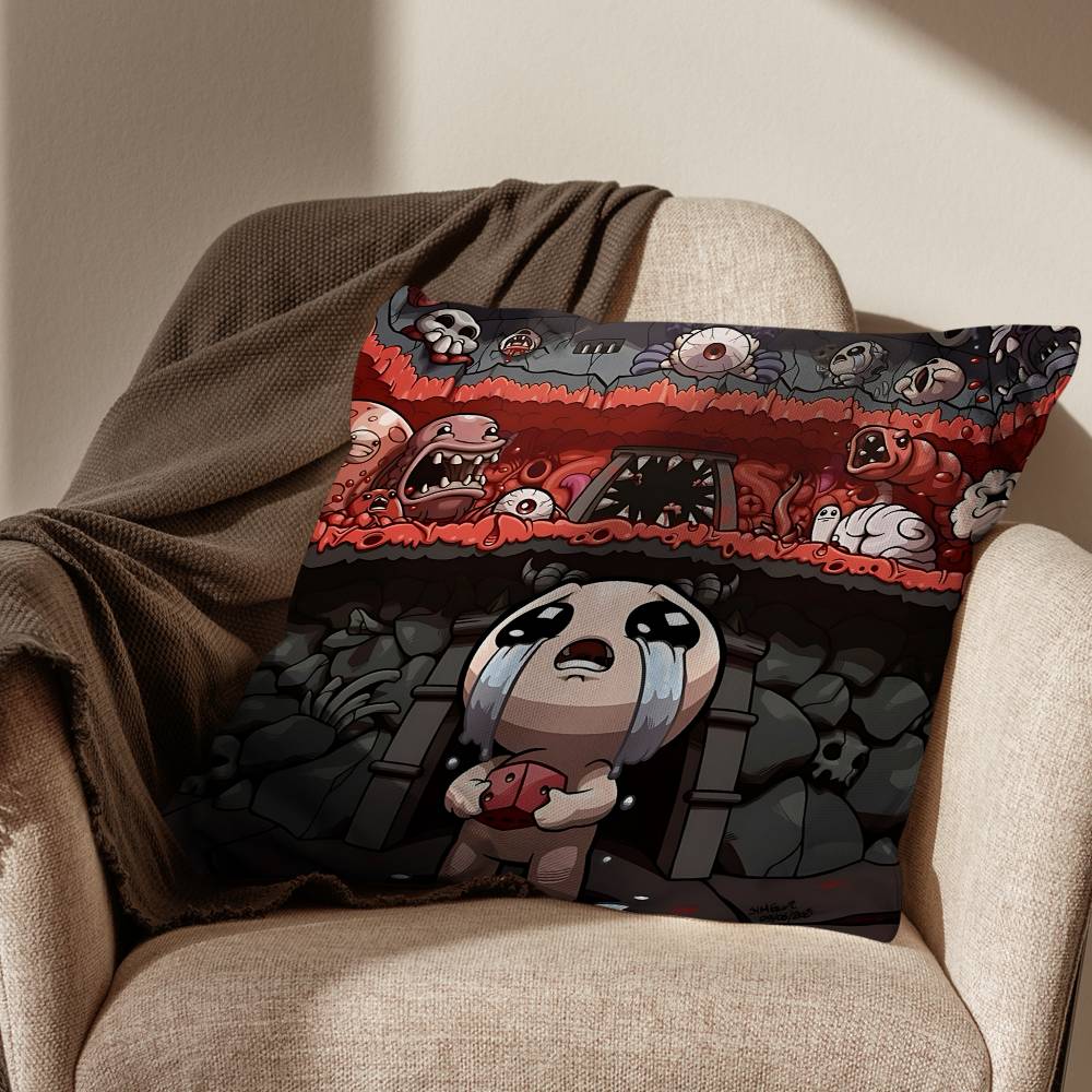 Game TThe Binding of Isaac Cushion Cover Suitable For Sofa Car Bedroom Office Cushions Decorative Pillow Case