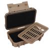 Estuche de Herramientas Impermeable ABS Duradero Resistente al Desgaste Estuche Rígido de Transporte Caja de Herramientas de Almacenamiento de Doble Capa Actividades al Aire Libre