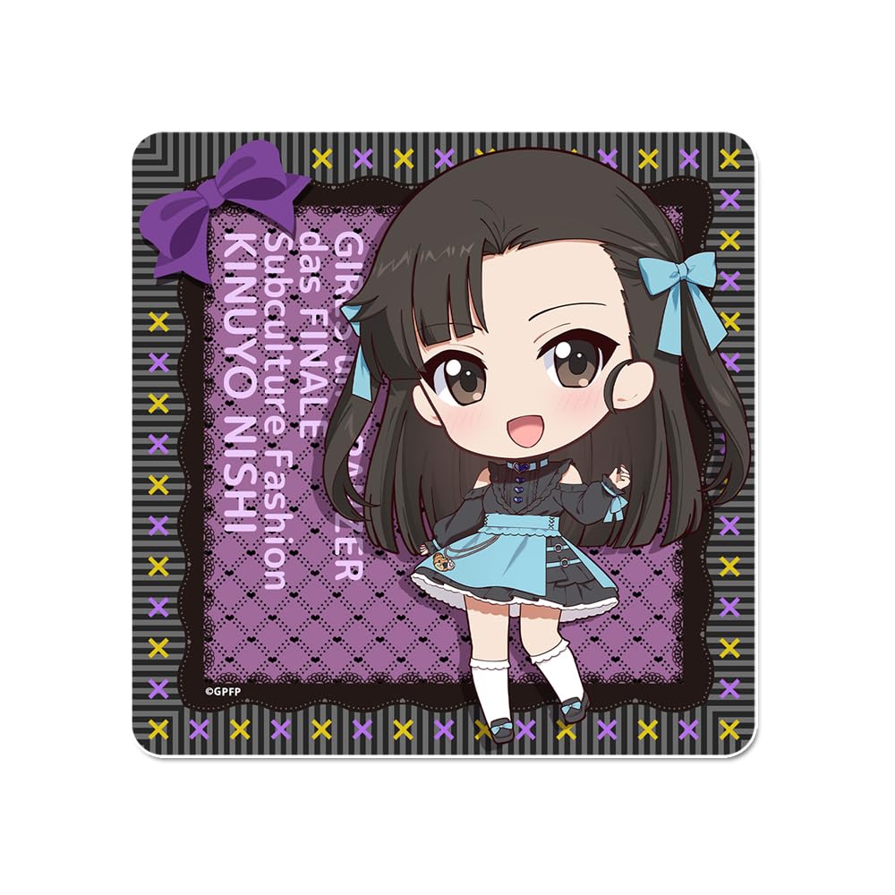 

Girls und Panzer Final Chapter Petit Choco Rubber Mat Coaster Subculture Fashion [Kinuyo Nishi] Ver.