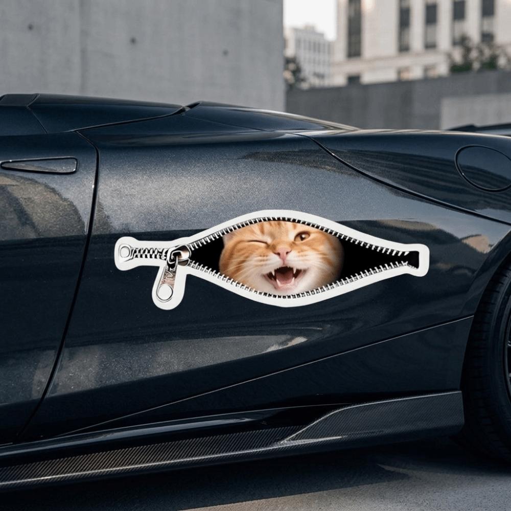 Creative Car Stickers Scratch Covering Car Decorative Sticker Pet Car Stickers Car Window Glass