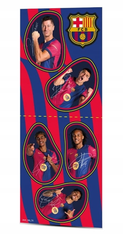 Dafi Solid FC Barcelona Filterflasche 0,5l Mit Wappen und Aufklebern
