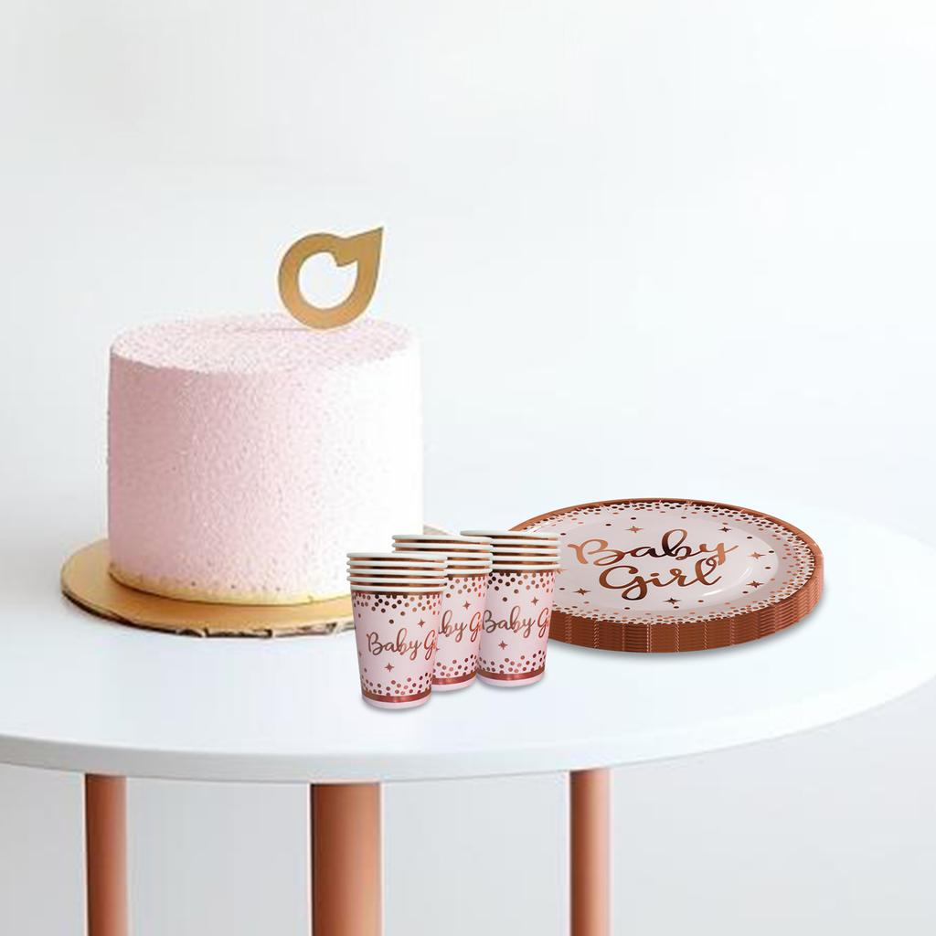 Elegant And Interesting Disposable Tableware For Birthday Party Happy Birthday Girl Birthday Decor