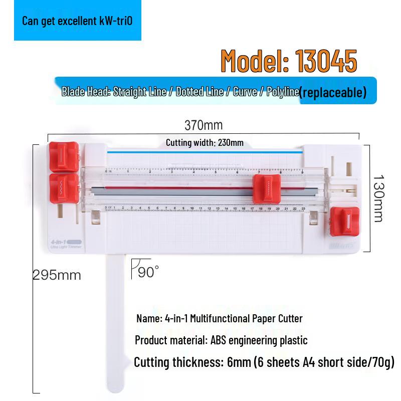 KW-triO Multifunctional 4-in-1 Paper Trimmer