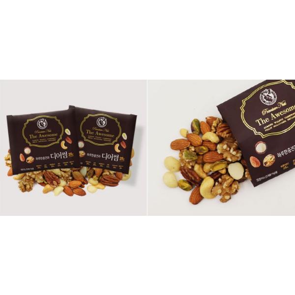 Nuts Brother A Handful of Nuts a Day Dearsome, 25g, 50 pieces, Korean nuts