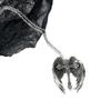 Neue Vintage Engel Flügel Kreuz Anhänger Halskette Für Männer Frauen Personalisiert Einfach Punk Gothic Halskette Schmuck Zubehör Geschenke