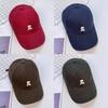 Color Solid Women Cotton Baseball Caps Embroidered Commuting Casual Outings