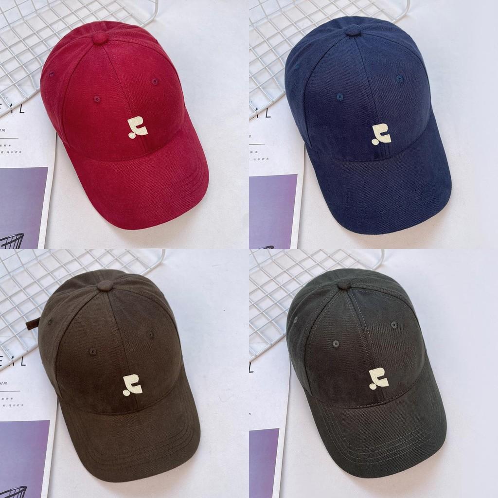 Color Solid Women Cotton Baseball Caps Embroidered Commuting Casual Outings