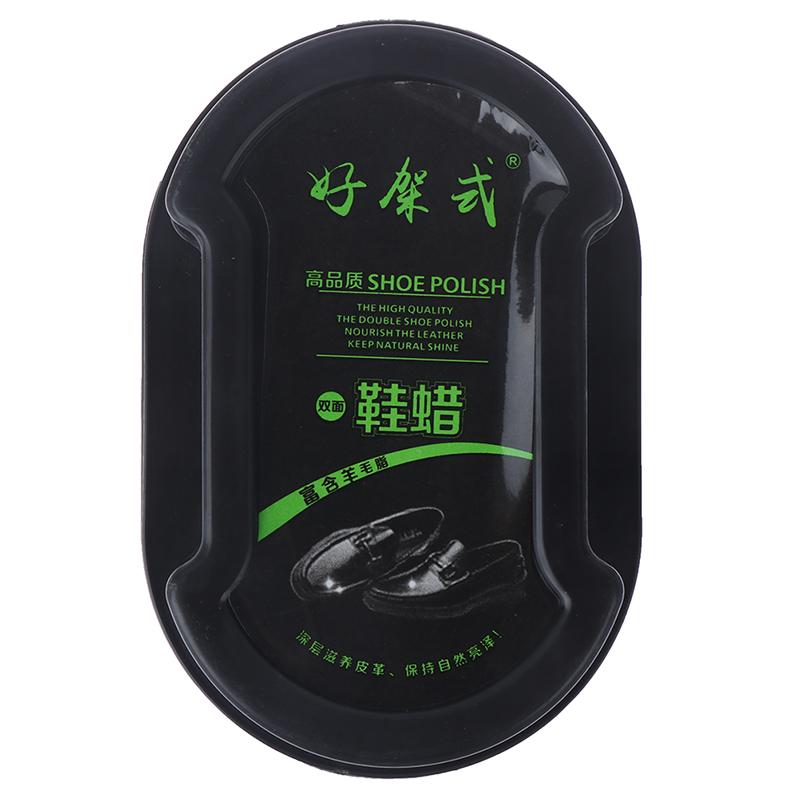 Incoloră Shine Pantofi Perie de burete Polish Wax Cleaner Praf Instrument de curățare a pielii