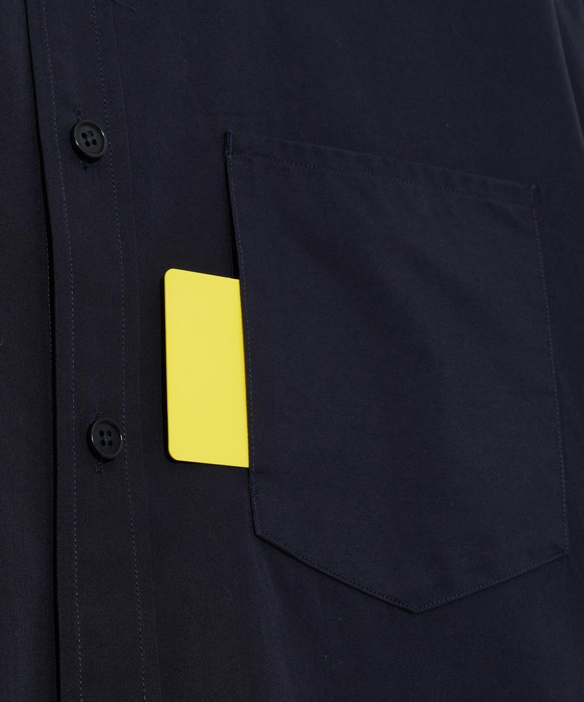YALE 120S High Count Business Pocket Shirt Navy