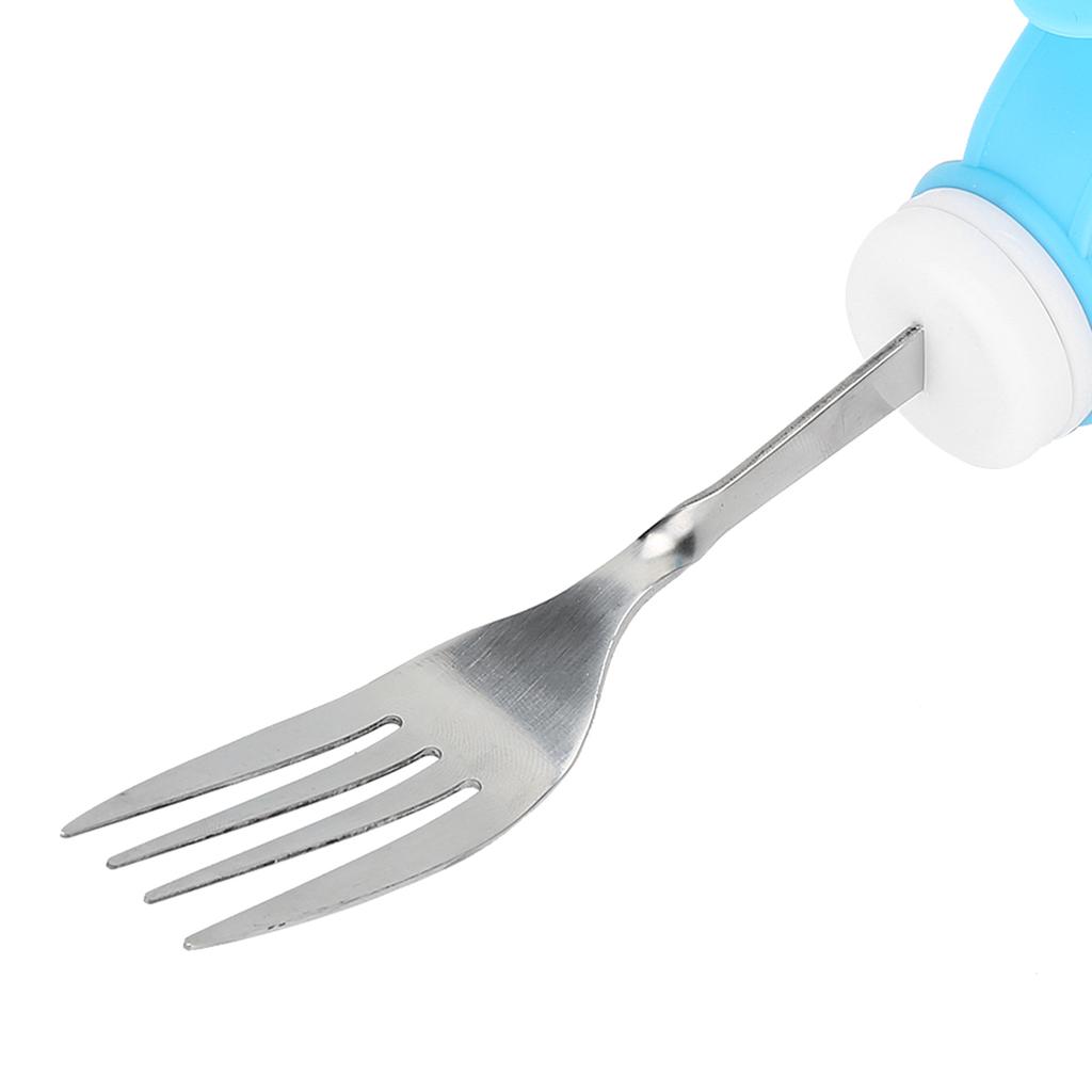 Eating Aids Fork Stainless Steel Rotating Fork Rotated Eating Utensils for The Elderly